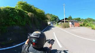 [三沢坂本線 360°] [Insta360 ONE R] [Harley Davidson Heritage FLHC] [Vance＆Hines Eliminator 300]