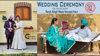 Wedding Ceremony ll Ranjit Singh Weds Navneet Kaur ll Sanger Studio SPL