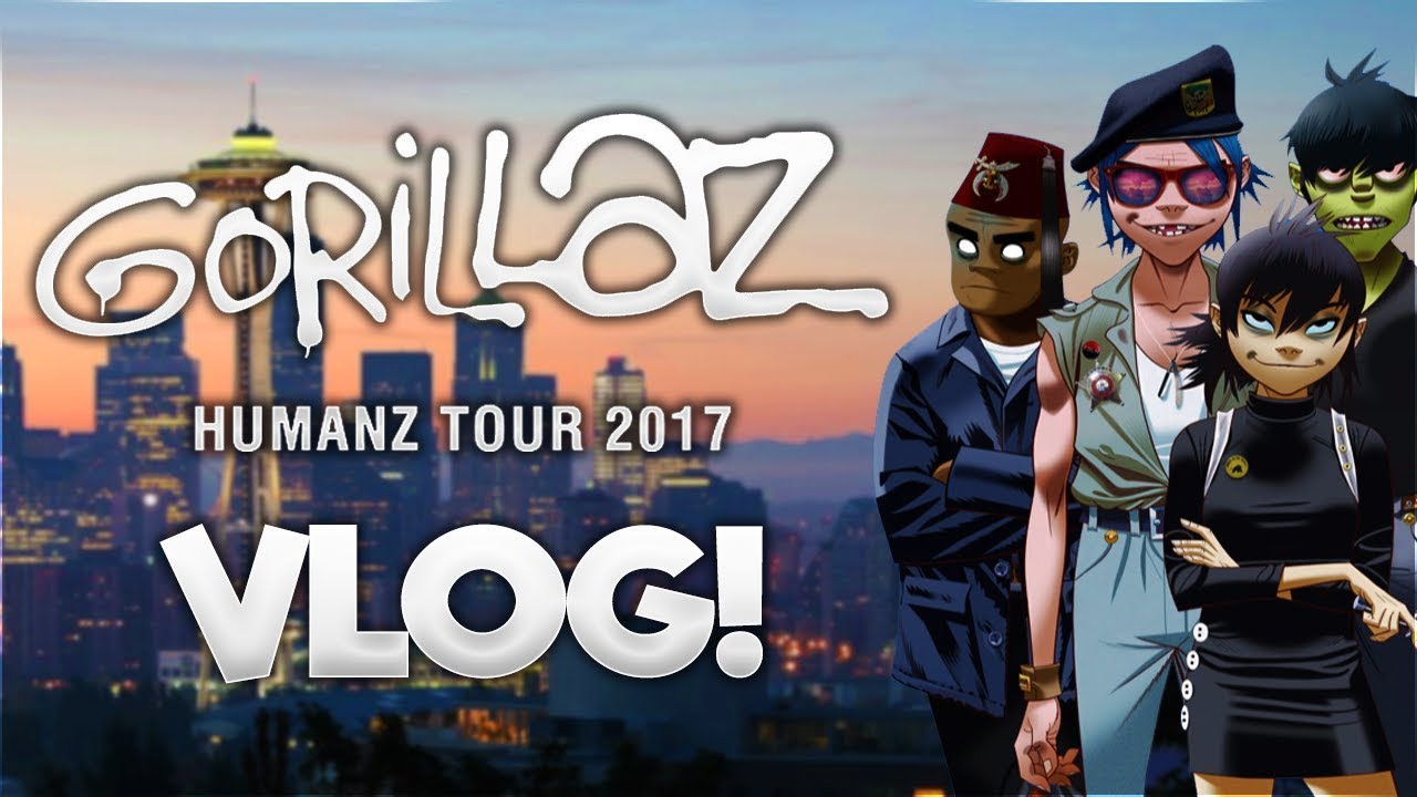 Gorillaz Humanz Tour 2017 | Seattle Vlog - YouTube