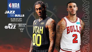 Utah Jazz vs. Chicago Bulls I nba live scoreboard/@baskemali