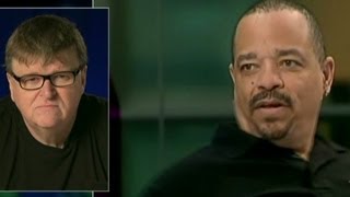 Ice T's gun comment leaves Michael Moore cold