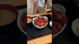 清水魚市場のマグロ丼　静岡県