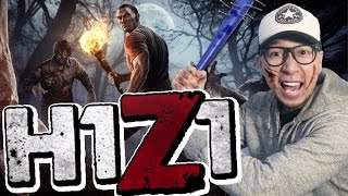 H1Z1｜這遊戲最恐怖的不是喪屍.... 基本生存 (弓箭, 初期食物, 布袋)