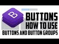Bootstrap 4.1 - How to use buttons and button groups
