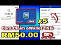 TERBARU !! CLAIM ewallet kredit RM50 touch n go FREE sekarang 2024