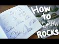 How to draw ROCKS the easy way! - A beginner tutorial