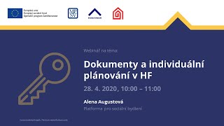 Dokumentace a individuální plánování v Housing First