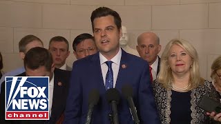 House GOP speak after debating Trump articles of impeachment