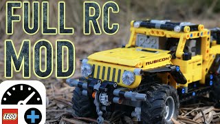 LEGO Technic Jeep Wrangler Full RC Mod 42122