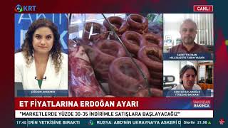 TÜSEDAD BAŞKANI SENCER SOLAKOĞLU ET FİYATLARINDA YAPILAN İNDİRİMİN SEKTÖRE ETKİLERİ ÜZERİNE,KRT TV