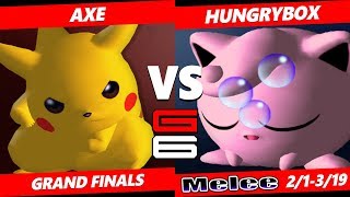 Genesis 6 SSBM - Liquid’ Hungrybox (Jigglypuff) Vs. Tempo | Axe (Pikachu) Smash Melee Tournament GF