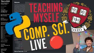 Teaching Myself Computer Science LIVE 🔴 | Harvard CS50X 2025: Week 2 PSET | 01-16-2025