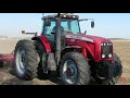 MASSEY FERGUSON 8480 Tractor Working on Fall Tillage