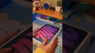 🍎 iPad mini 6 aesthetic unboxing + genshin impact gameplay #ipadmini6 #aestheticunboxing #shorts