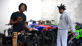 Broward Vee Shows FloridaMadeMG $150,000 INSANE Dirtbike Collection!