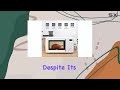 costway retro countertop microwave oven best compact u0026 stylish option for small kitchens