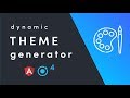 Ionic 4 Theme Builder with CSS Variables