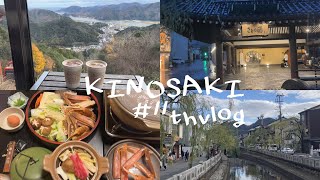 【vlog #11】城崎温泉♨︎ / カニ旅行🦀 / カフェ☕︎ / グルメ / 女子3人旅 / 1泊2日