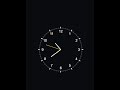 Minimalist Analog Clock Animation for Instagram Reels ⏰✨#AnalogClock #StylishClock #InstagramReels