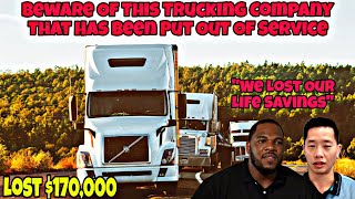 Beware! Trucking Company Just Got Put Out Of Service By FMCSA Scammed Over $170,000 From Investors 😵