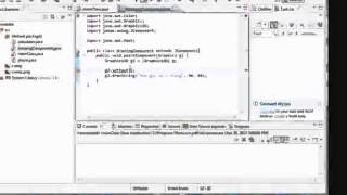 JAVA Programming Tutorial Text and Fonts