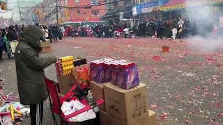 Fireworks 兔年，第 34 屆中國新年遊行在紐約布魯克林舉行Year of Rabbit,  34th Chinese New Year Parade in Brooklyn,  NYC