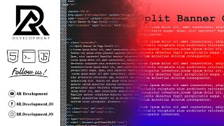 Split Banner On Page Scroll Using CSS Clip-path | Html CSS & Vanilla Javascript