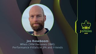 Jos Roseboom - When ORM Becomes OMG: Performance Pitfalls in JPA and Friends
