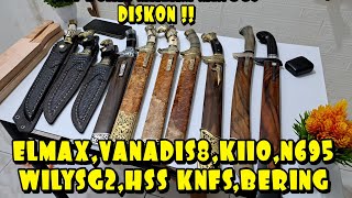 DISKON‼️VANADIS8,ELMAX,N695,K110,HSS,WILYS,BEAERING,‼️