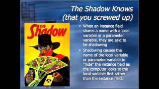 6-5 Shadowing Variables in Java - Andrews