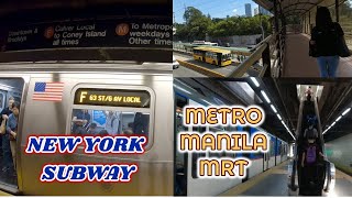 New York Subway versus Metro Manila MRT