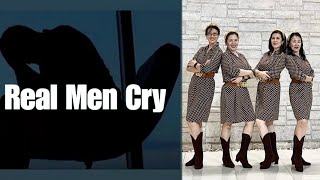 Real Men Cry Line Dance (demo \u0026 count) Chor : Maddison Glover (AUS)