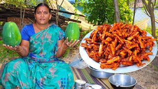 பப்பாளி காய் வச்சு சில்லி செம டேஸ்ட் நீங்களும் செஞ்சி பாருங்க