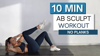 10 min AB SCULPT WORKOUT | No Planks | Controlled Core Burn | Intense with Modifications Provided