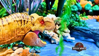 T-REX vs Mosasaurus vs Army Force | T-REX Movie | Jurassic World Fan-made