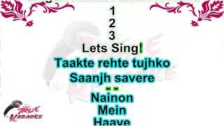 (Famous Song) Tere Mast Mast Do Nain | Full Karaoke With Lyrics | Rahat Fateh Ali Khan | Dabangg