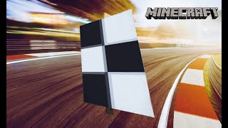 Checkered flag banner tutorial - Minecraft