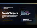 Touch Targets Explained | FullStack Masterclass CSS Course