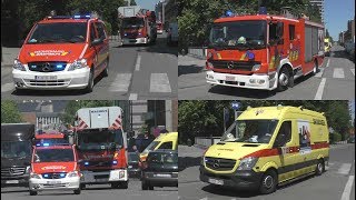 Volledige Brandvertrek Brandweer/Pompiers Helihavenlaan Brussel/Bruxelles