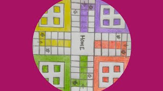 ludo board drawing tips how to draw ludo board very easy drawing cute drawing#asart6