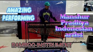 HEAL THE WORLD (BAMBOO INSTRUMENT name ANGKLUNG)| FEATURING MANSHUR PRADITYA