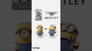 Rolls royce phantom vs bentley continental gt minions style funny#tiktok #funny status#trending#fyp