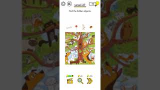 Braining Level 27 | Braining Find the hidden objects.
