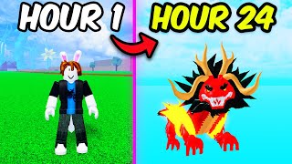 Blox Fruits Bounty Hunting With DRAGON Fruit For 24 HOURS