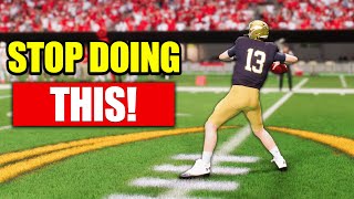 How To STOP Throwing Interceptions! | College Football 25