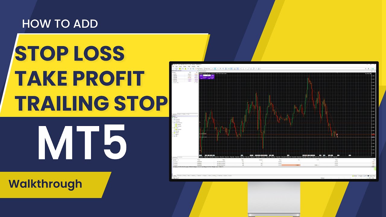 How To Setup Stop Loss / Take Profit & Trailing Stop On MT5 - YouTube