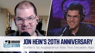 Jon Hein Celebrates 20 Years With the Stern Show