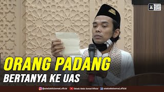 ORANG PADANG BERTANYA KE UAS | Tanya Jawab Kajian Subuh Masjid Mujahidin, Kota Padang | 23.12.2020
