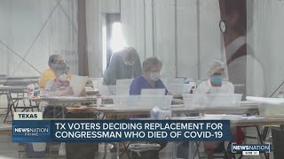 Voters deciding replacement for Texas congressman who died of COVID-19