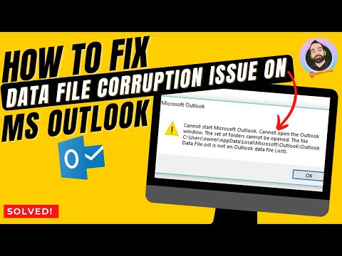 How to fix Outlook 2007, 2010, 2013, 2016 & 2019 Data file corruption issue.